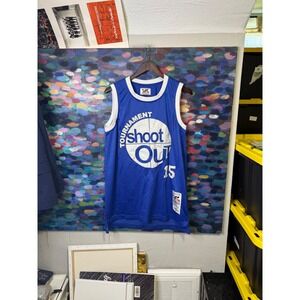 Headgear Above The Rim Shep 15 Basketball Jersey Blue Tournament Shoot Out XL